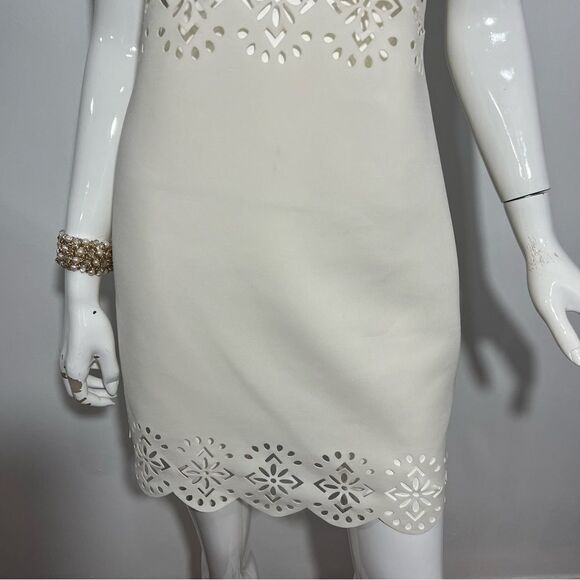 Lovers + Friends Stella Ivory Laser Cut‎ Dress -- L - Picture 7 of 16